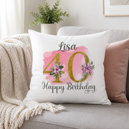 Personalised 40th birthday - 40th,