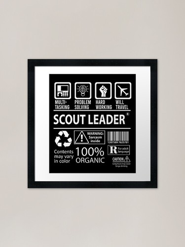Scout leader shirt - scout, t