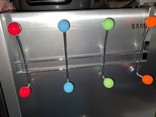 COAT HOOK DOOR HANGER SPUTNIK ATOMIC STYLE MULTICOLOURED COLOURFUL BALL RETRO.