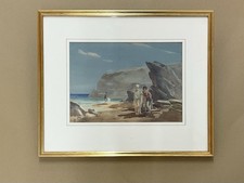 Watercolour Painting Beach
