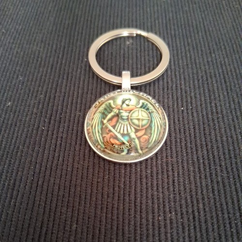 Saint christopher keyring - saint,