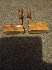 Wooden Gazelles X2