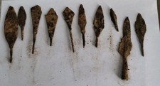 LOT OF 10 ANCIENT ROMAN IRON
