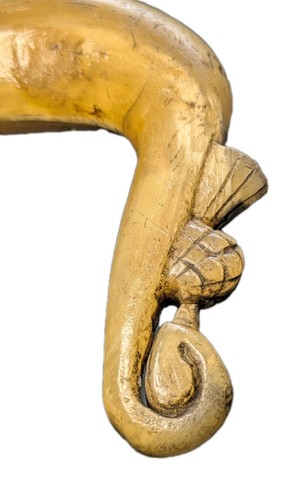 Carved ram horn shepherd s - ram's, shepherd's