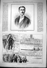 Antique Old Print 1879 Prince