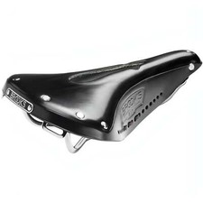 Brooks England B17 Standard Carved Leather Saddle Black Cycling Bike Mens Womens