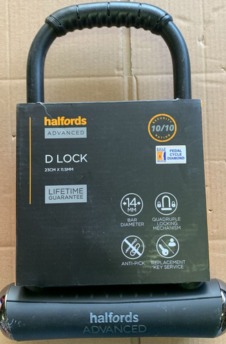 Halfords advanced 23cm lock - 23cm, d