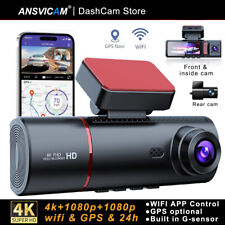 4K UHD 3 Channel Dash Cam with