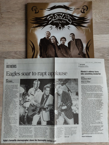 The eagles tour programme - *the,