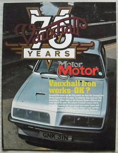 Vauxhall years motor - vauxhall,