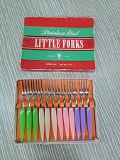 Vintage Retro Little Forks set