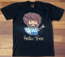 Busted Tees Cartoon Bob Ross