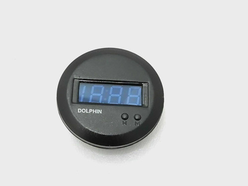 Digital clock watch round dash - clock,