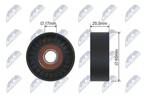 Belt tensioner pulley - v-belt,