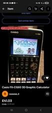 Casio FX-CG50 3D Scientific Graphical Calculator for GCSE, A-Level Further Maths