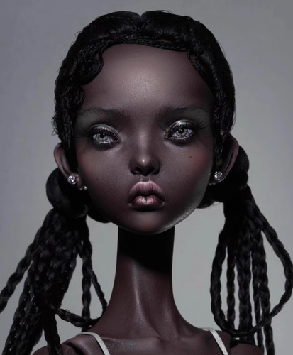 Dark tan skin bjd - tan, doll