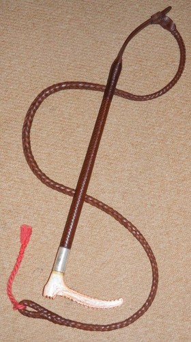 Antique gents hunting - gents, whip