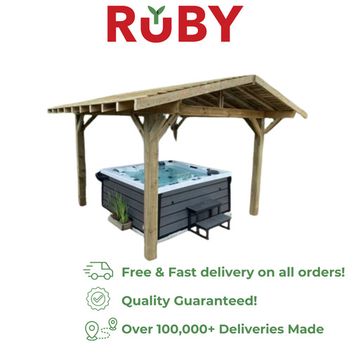 Heavy duty wooden - gazebo, hot