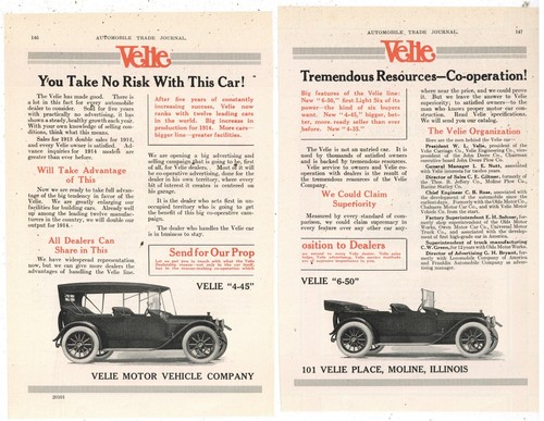 1914 velie motor vehicle - 1914,