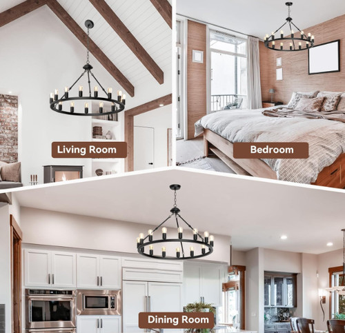 Wagon wheel chandelier - wheel,
