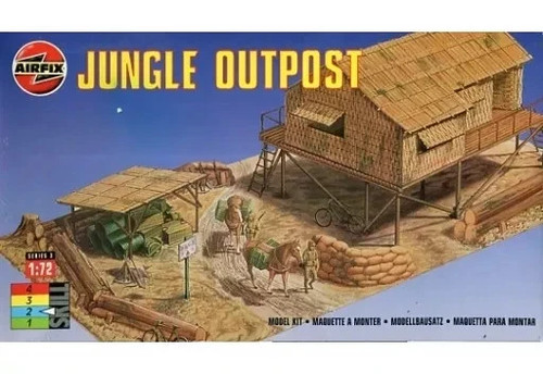 Jungle outpost diorama - outpost,