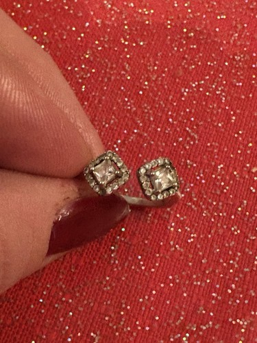 Pandora square sparkle open - square,