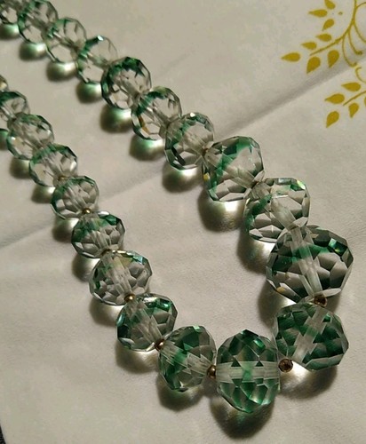 Vintage emerald green clear - emerald,