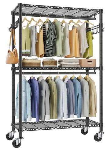 Vipek black metal clothes rail - vipek,