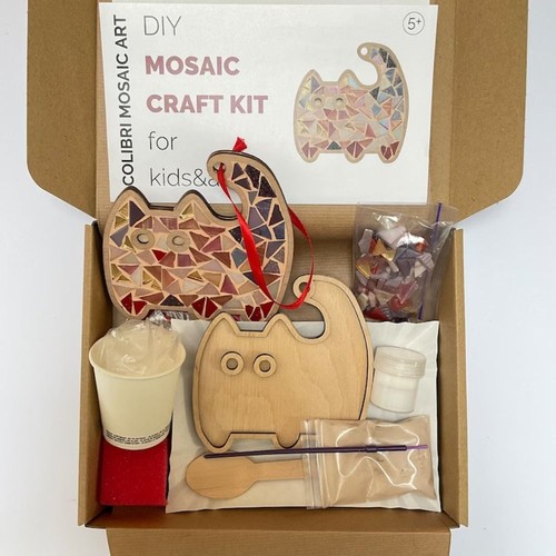 Stained glass diy mosaic kit - stained,