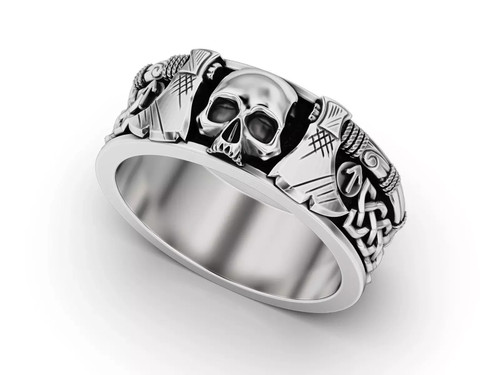 Viking skull warrior - viking,