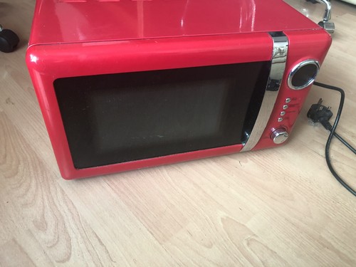 Red microwave - red,