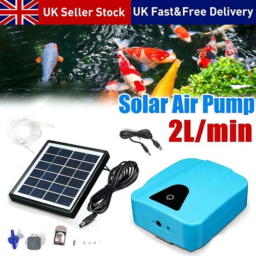 Solar power oxygenator pond - power,