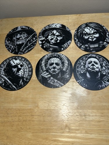 Horror coaster set - of, 6