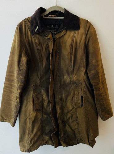 Mustard brown barbour belsay - mustard,