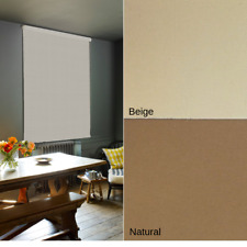 Beige Blackout Roller Blinds -