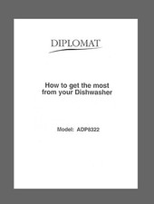Diplomat dishwasher adp8322 - diplomat,