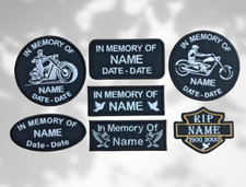 Biker Memorial Custom Patch -