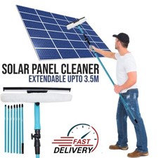 Professional Solar Panel Cleaner Telescopic Equipment Glass Cleaning Squeegee