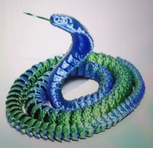 Hooded cobra snake 50cm fully - cobra,