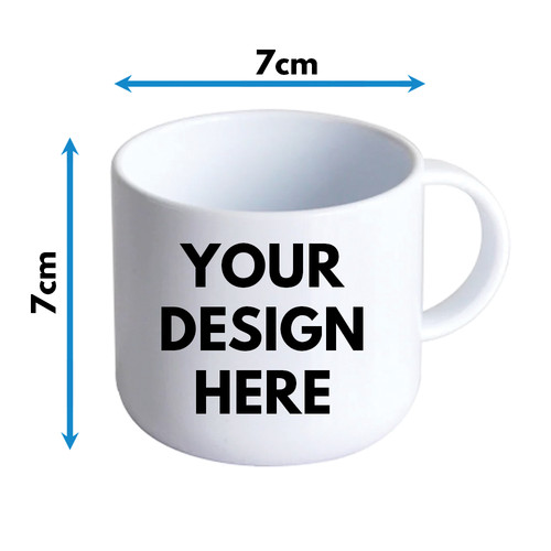 Custom printed 6oz - printed, plastic