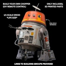Life Size 1:1 Star Wars Mandalorian CHOPPER Droid - DIY Build Your Own RC Kit