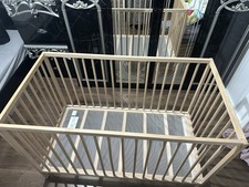 IKEA Sniglar Baby Cot With Mattress - USED