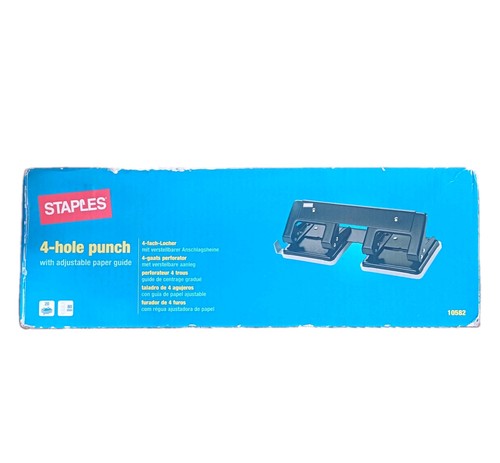 Staples hole punch with - 4-hole,