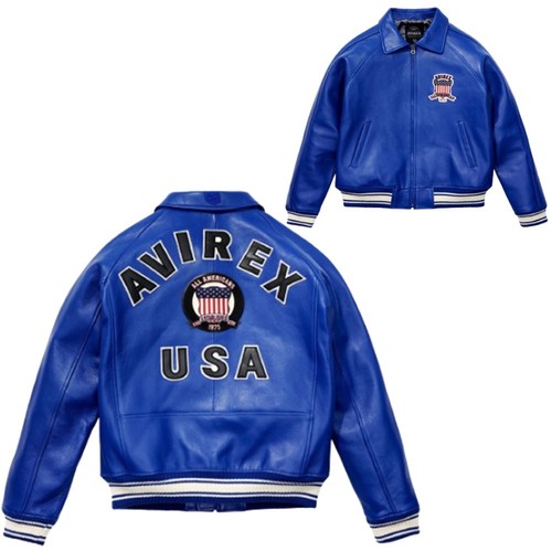 Men avirex blue real - real, bomber