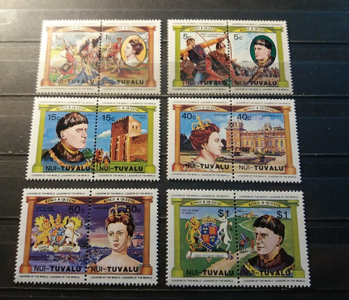 Tuvalu nui stamps 1984 british - nui,