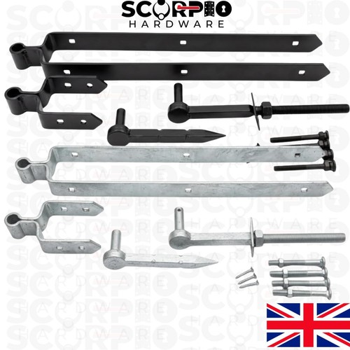 Field gate double strap - field, hinge