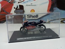 IXO / DEA -  APRILIA RSW125 A. VINCENT 1/24 SCALE MODEL RACING BIKE COLLECTION