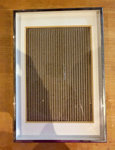 Silver metal photo frame - photo,
