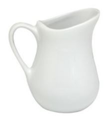 Porcelain white milk cream - white,