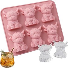 Mini Highland Cow Ice Cube